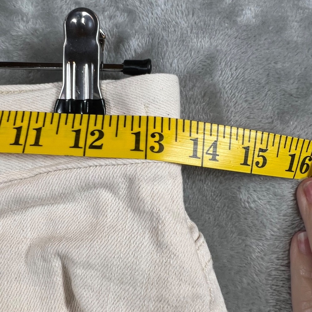 Imogene And Willie Catherine Jean Women 27 White Denim Straight High Rise Fit - Picture 7 of 7